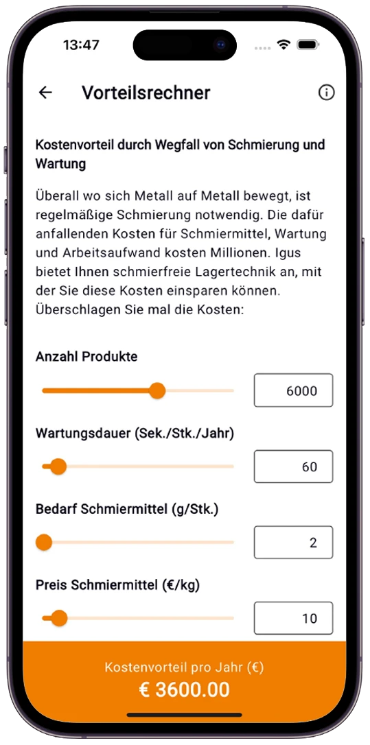 Podrobnosti o kalkulačce dávek igusGO
