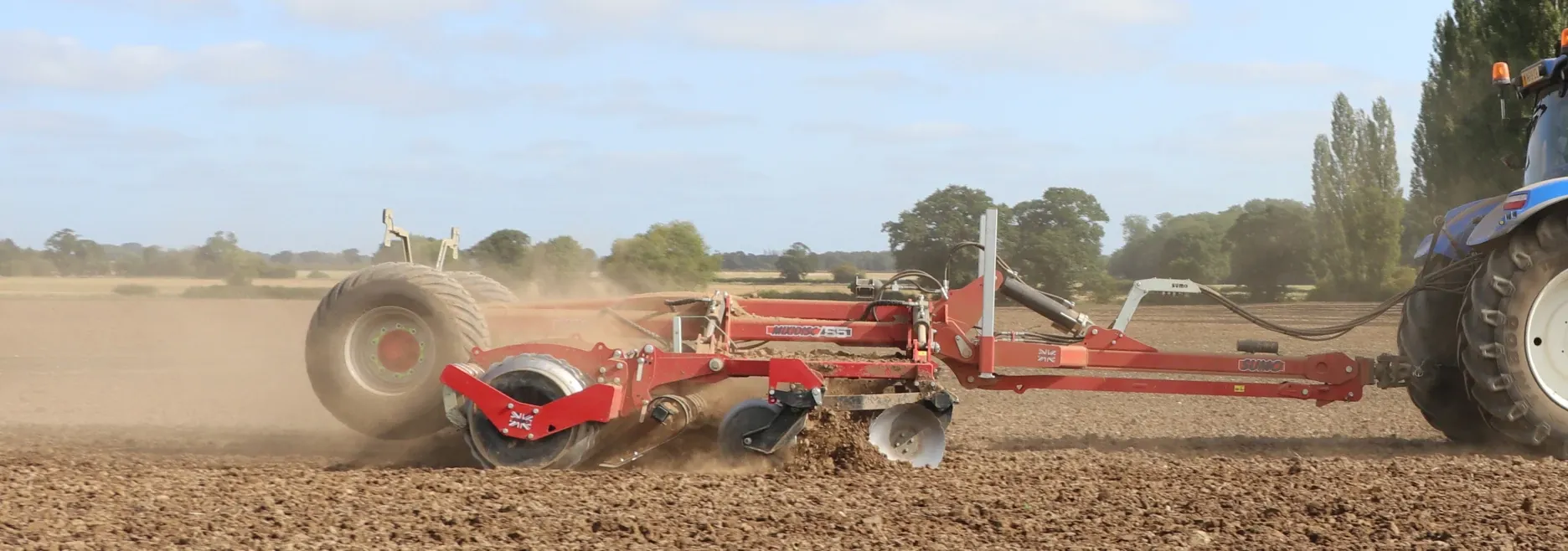 Agricultural machinery bearings installed on Sumo equipment