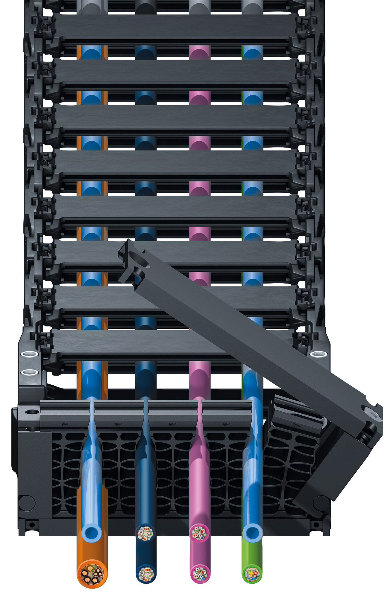 Honeycomb strain relief CFU.V