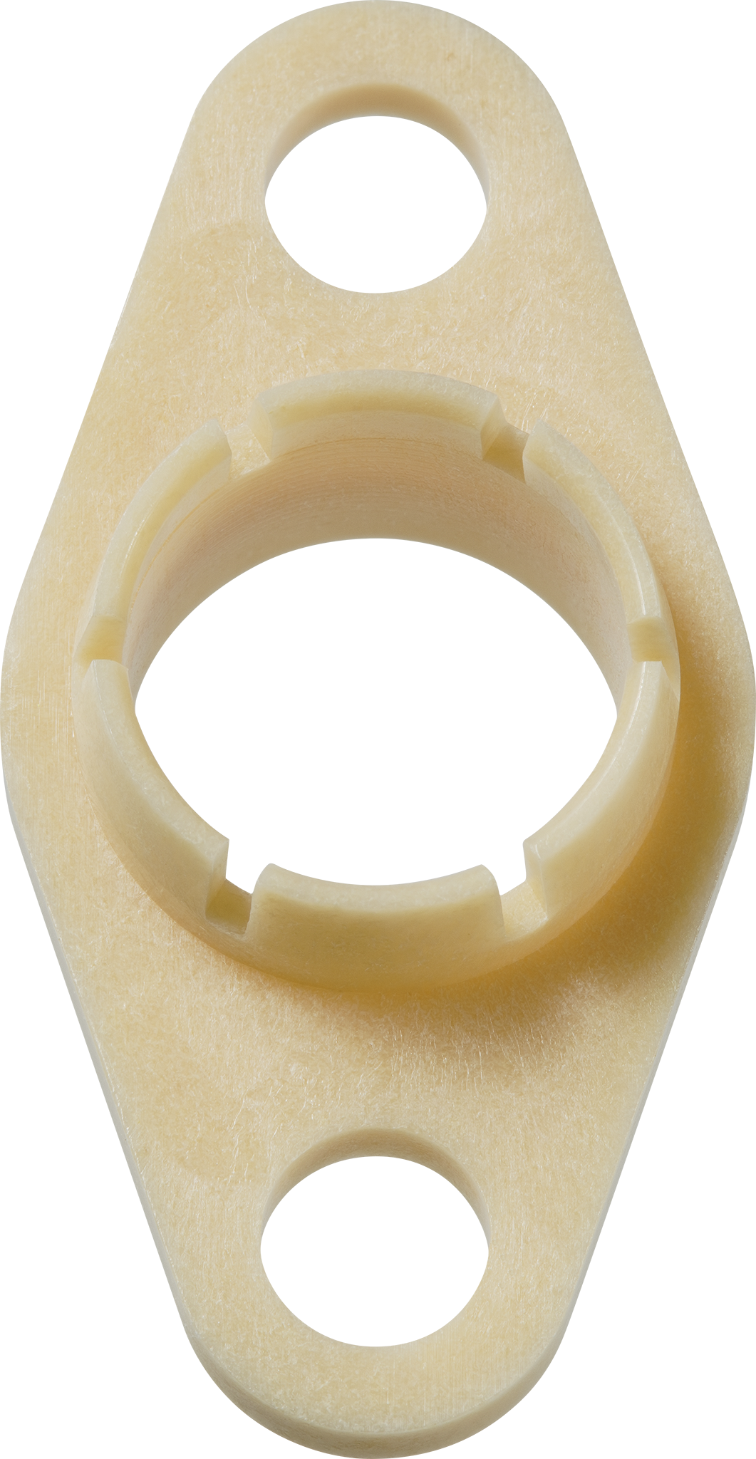 iglidur® J, bucha flangeada de dois furos com pré-carga, mm