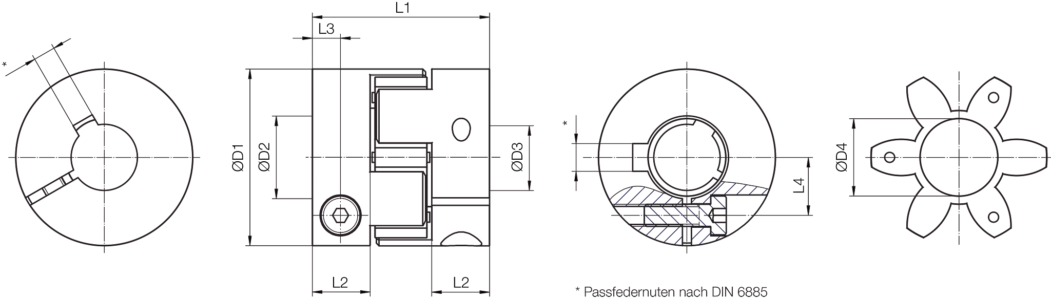 COU-AR-K-140K-100K-56-58-B-AAAA technical drawing