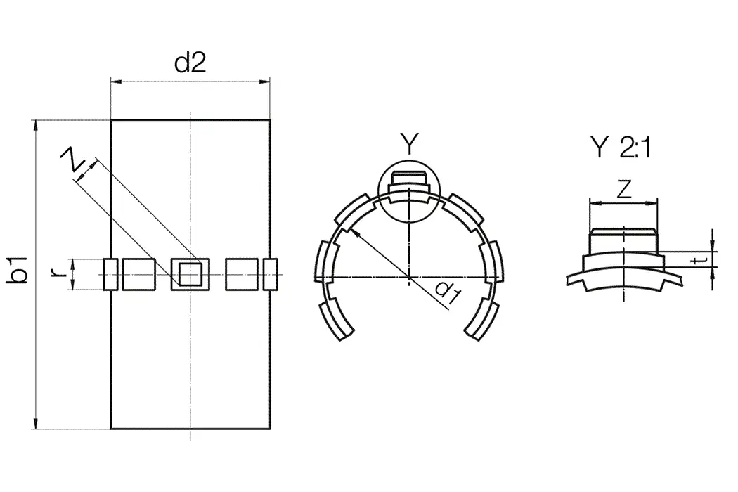 A180UMO-01-50 technical drawing