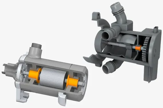 Coolant pump and coolant controller