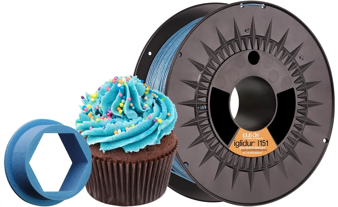 食品級藍色3D列印線材