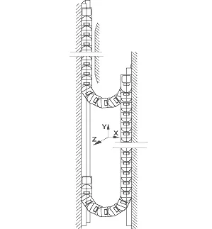 portacables colgantes