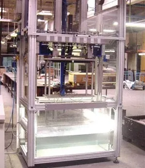 Linear Bearing & Housing Unit in leak test stand