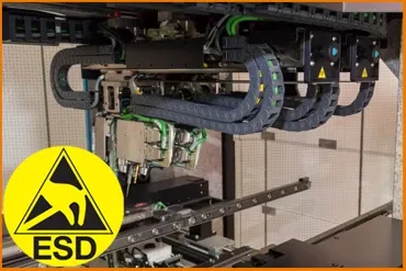 Energy chains made of ESD material