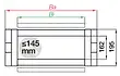 Series E4.162 | Crossbars every link: openable along the inner and outer radius | Inner height: 162mm