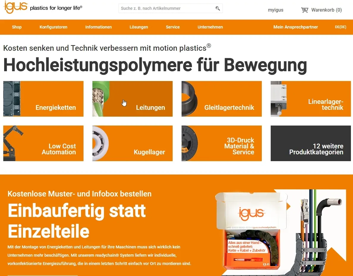 chainflex®: como acesso a loja?