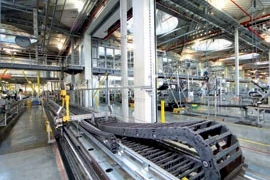 Test laboratory for igus® energy chains