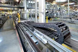 Test laboratory for energy chains