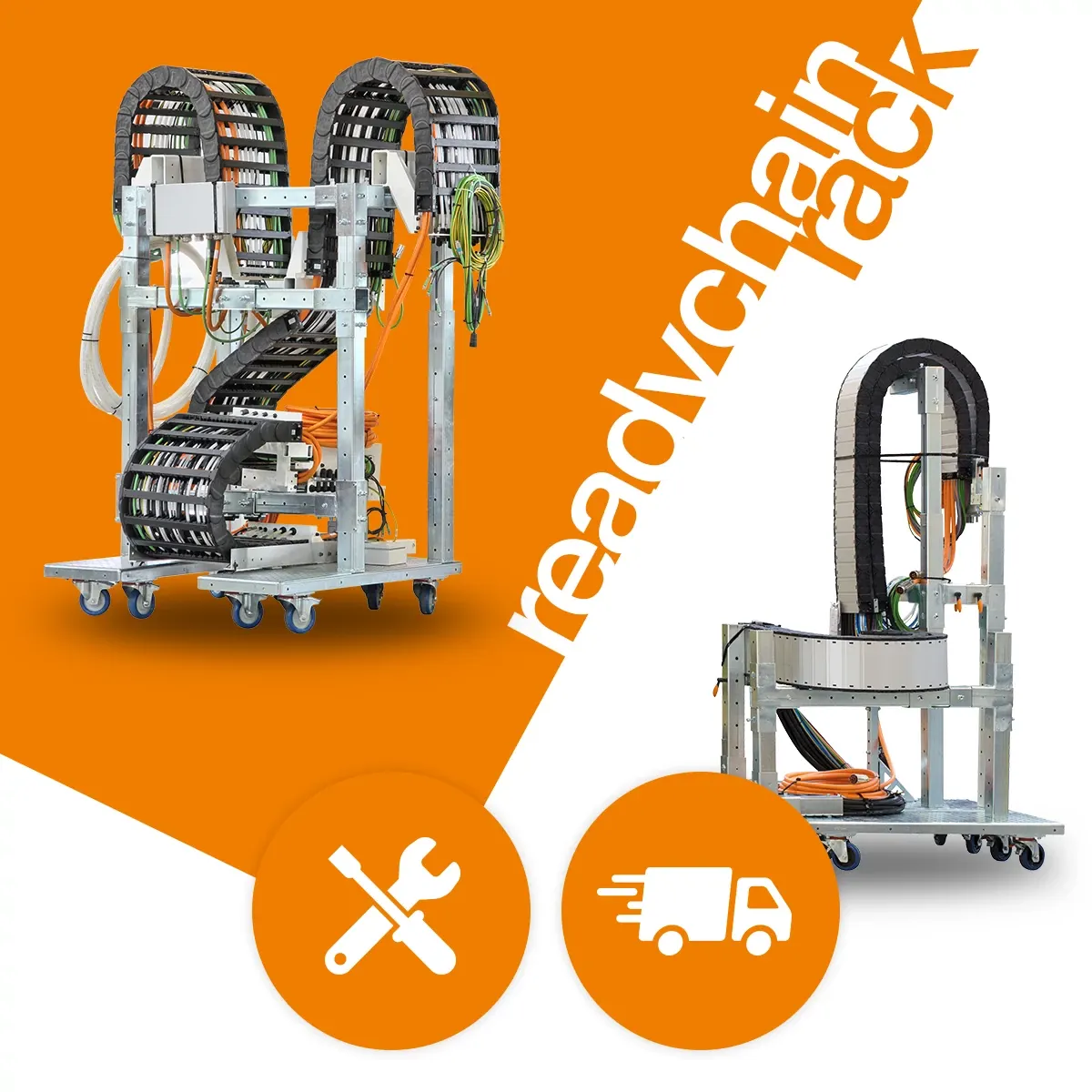 Assembly-optimised delivery with the readychain® rack