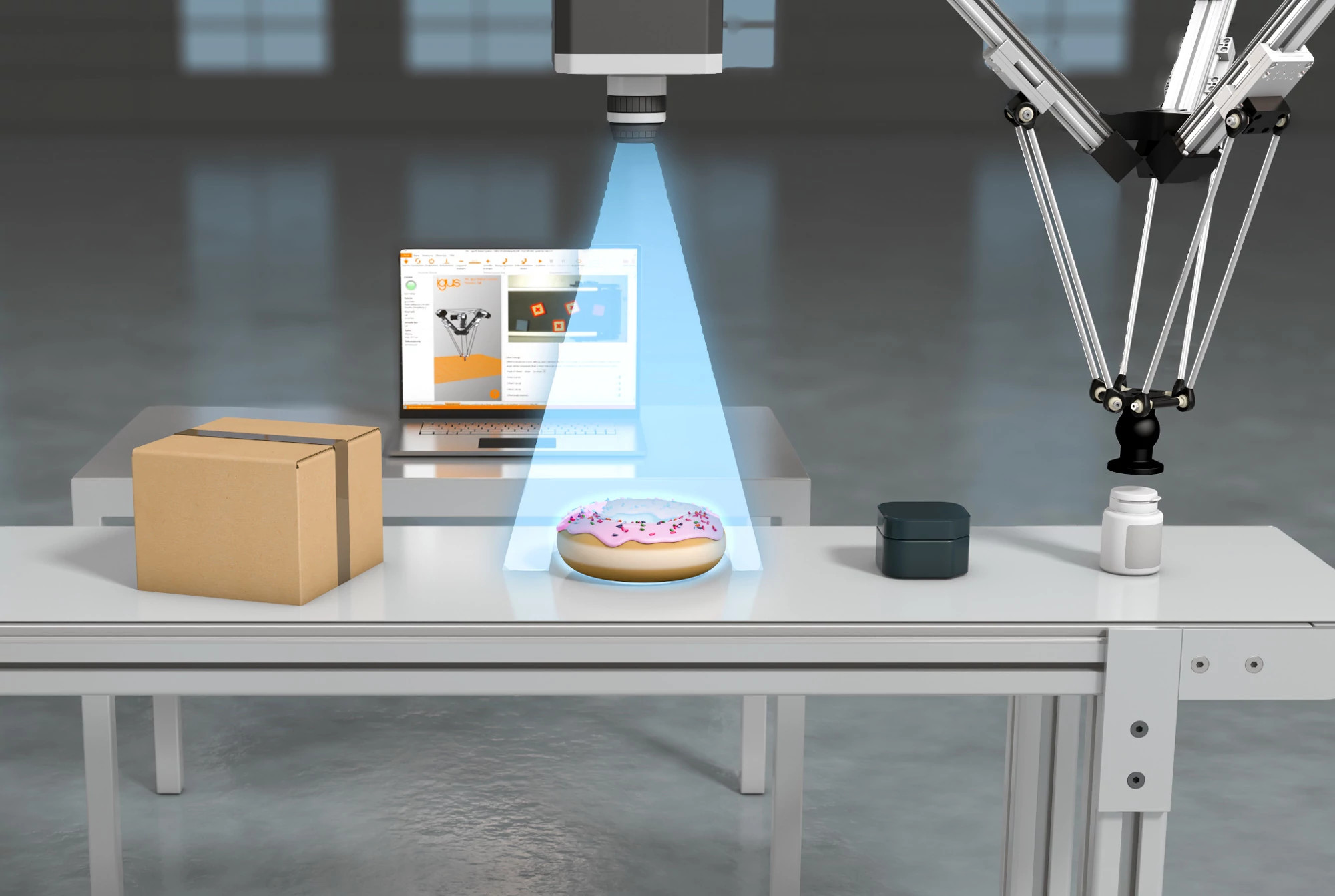 Vison App in the igus Robot Control