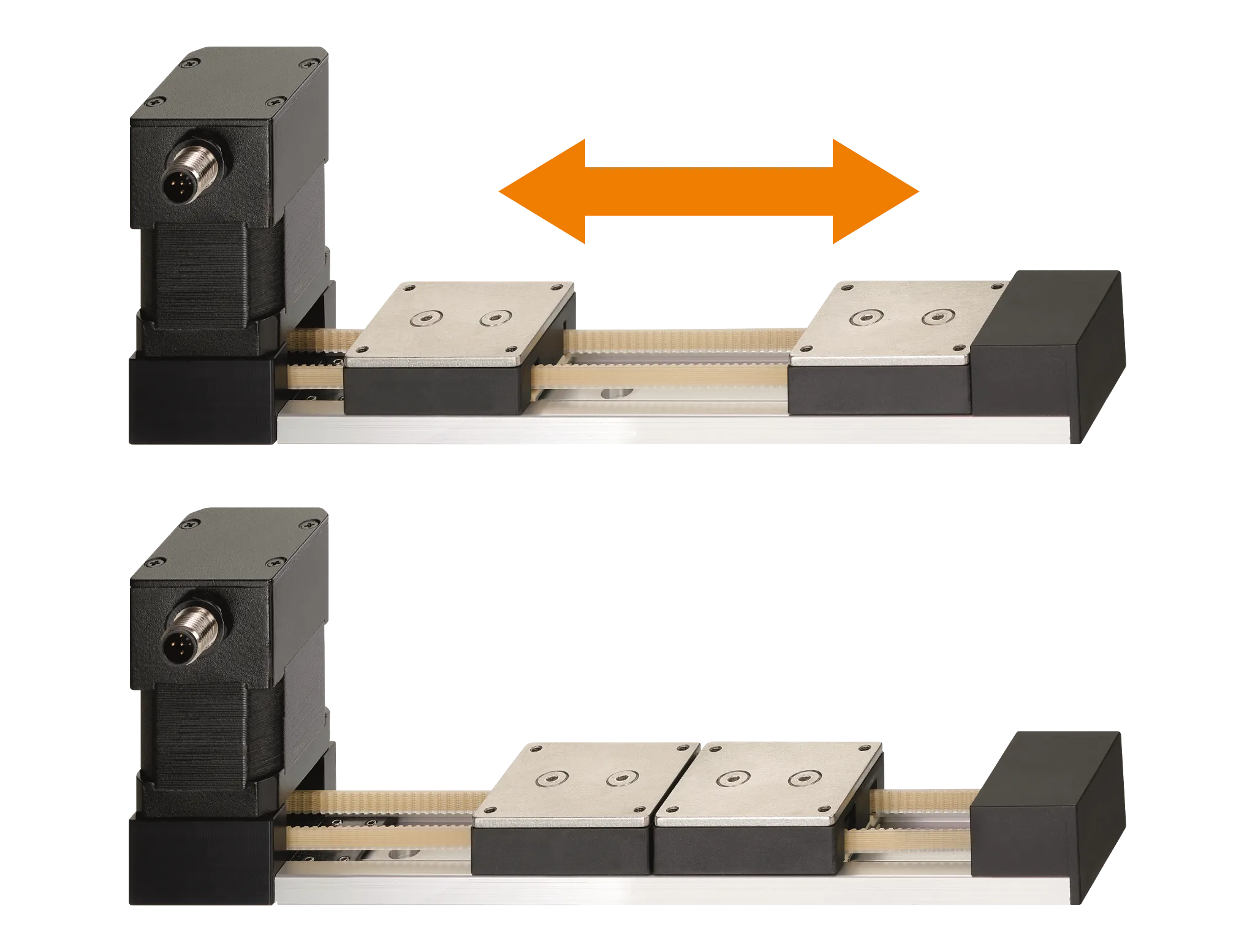 Eixo de correia dentada pequena rápida ZLN-40-OD