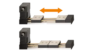 Eixo de correia dentada pequena rápida ZLN-40-OD