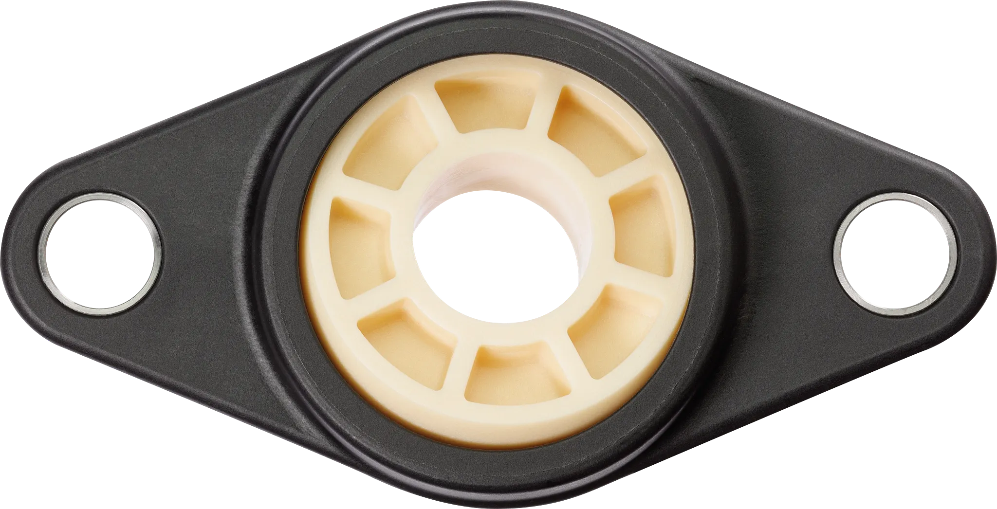 cojinete UCFL plástico iglidur G y carcasa de polímero