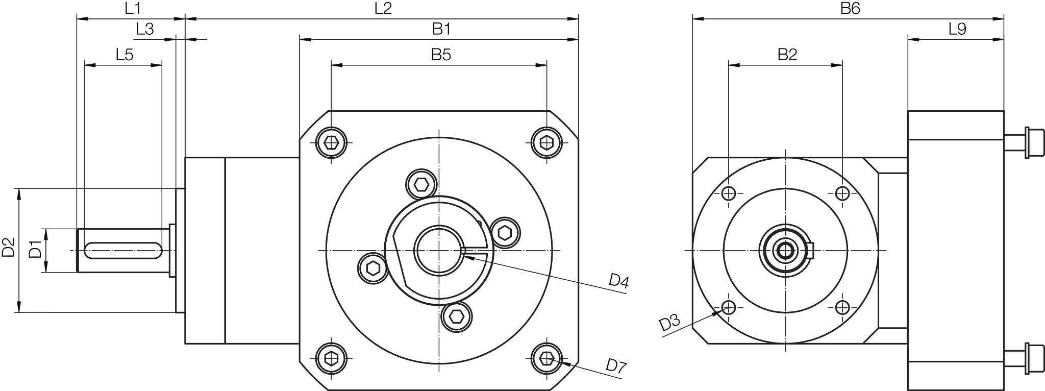 GEA-A-60-3-90-ST-140 technical drawing