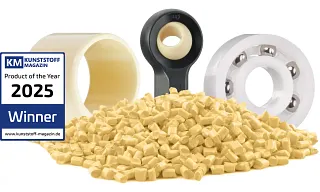 iglidur JPF is product of the year 2025, with igus bearing technology products