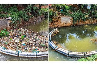 Plastic Fischer collects plastic waste from rivers