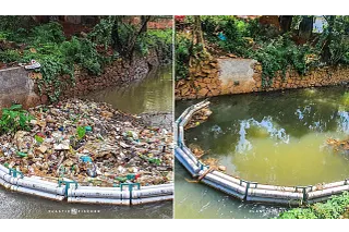 Plastic Fischer collects plastic waste from rivers