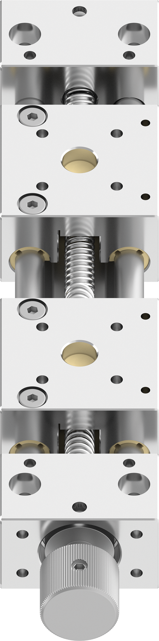 drylin SLW-BB-0620-FLZ-R/L miniature linear module with left-right thread