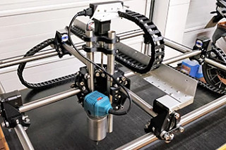 Mostly Printed CNC Milling Machine