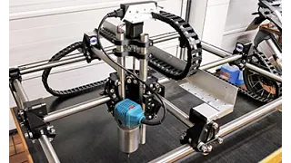 CNC milling energy chain