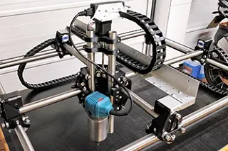 Mostly Printed CNC Milling Machine