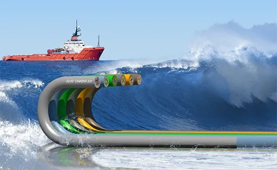 チェンフレックス可動ケーブルの使用事例