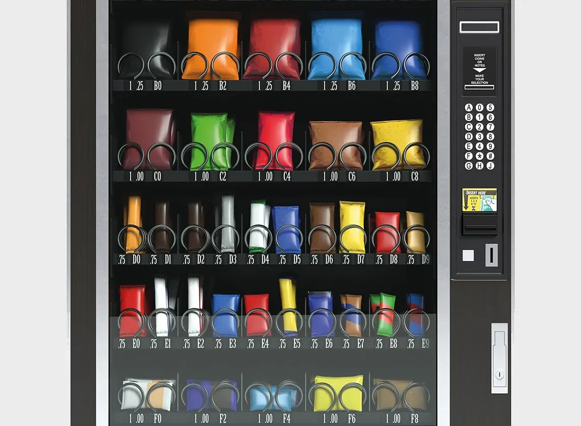 Snack vending machine