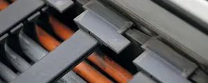 Tests with different material mixtures