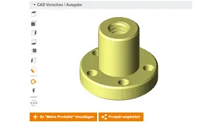 Configurador CAD para subprocesos