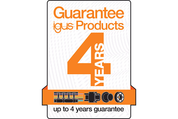 4 Year Guarantee on cable carriers and cables | igus®