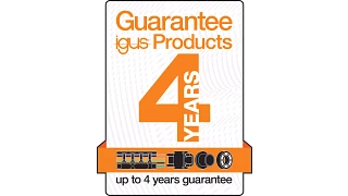 Garantia única para produtos da igus