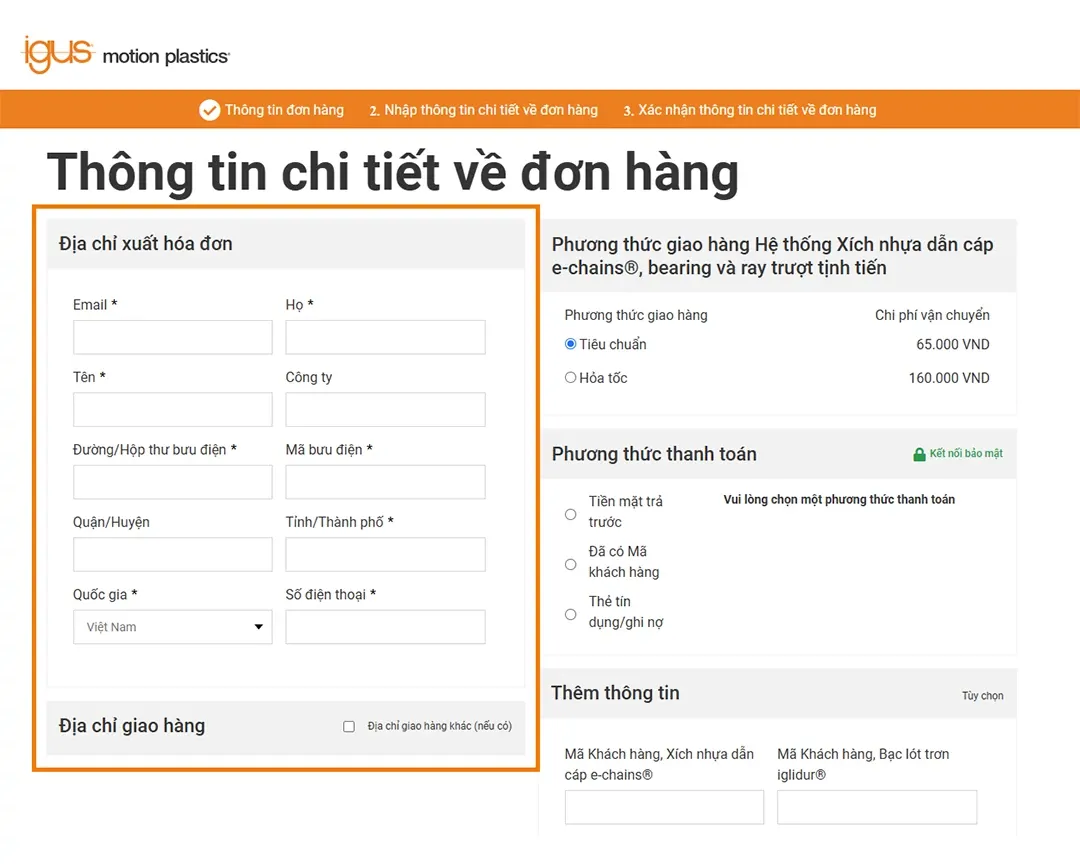 Kiểm tra thông tin đơn hàng và hóa đơn