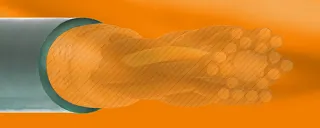Cabo com capa externa