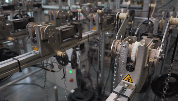 Test laboratory for igus pinion gears