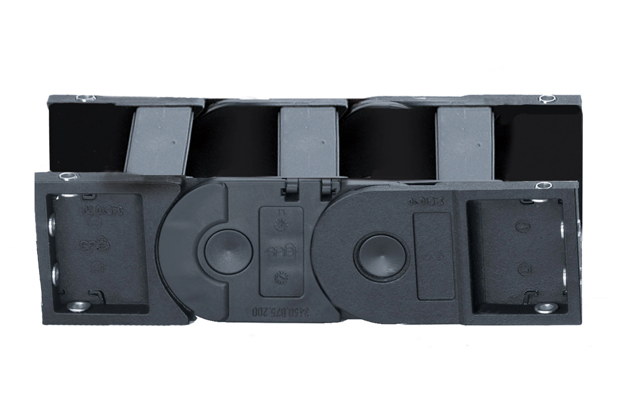 Plastic-metal mounting brackets