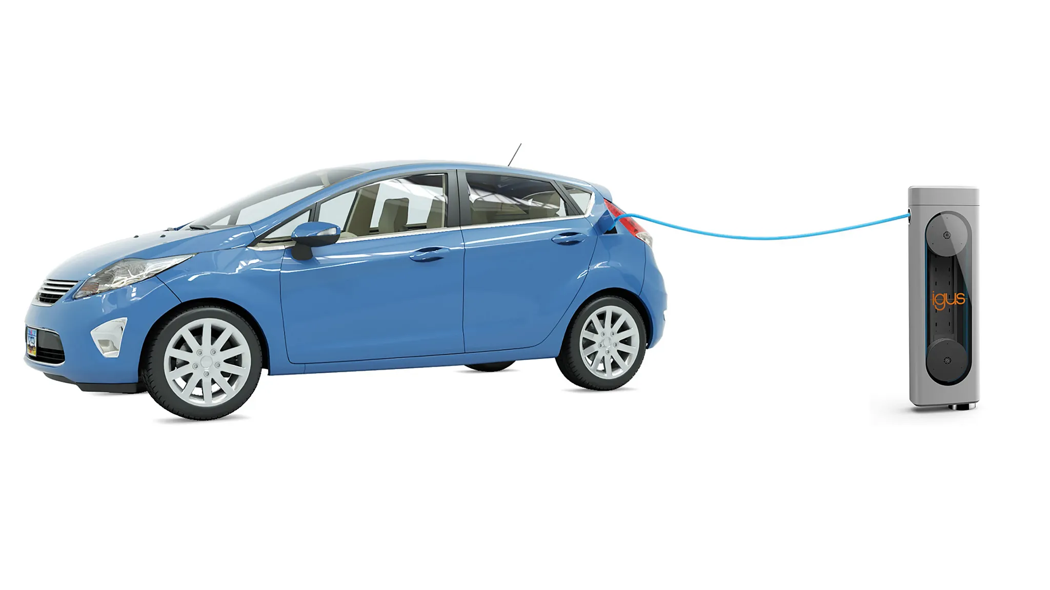 e-tract met elektrische auto