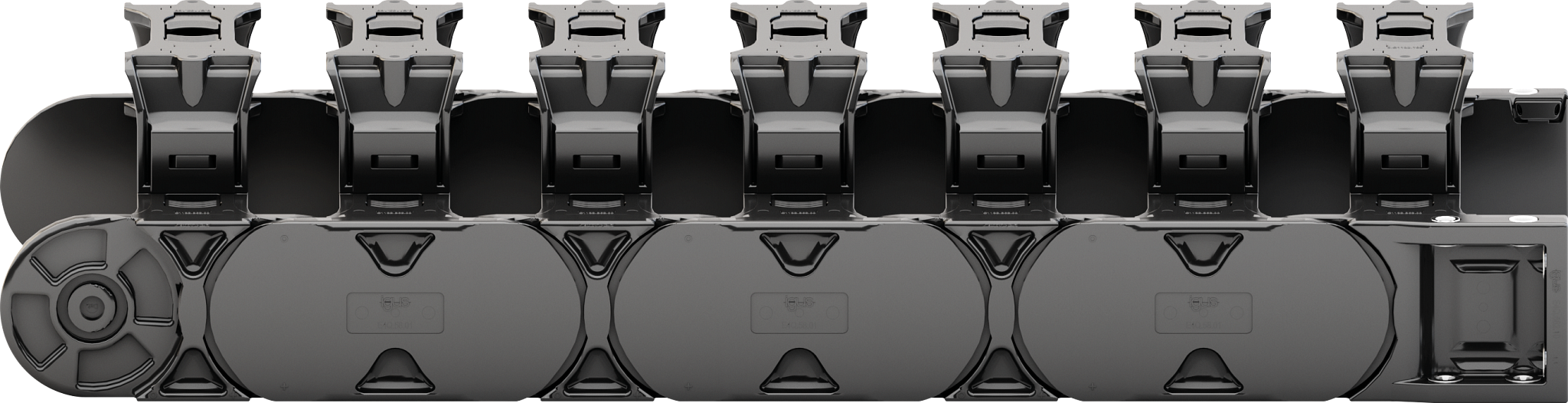 E4Q e-chain® with extender crossbars