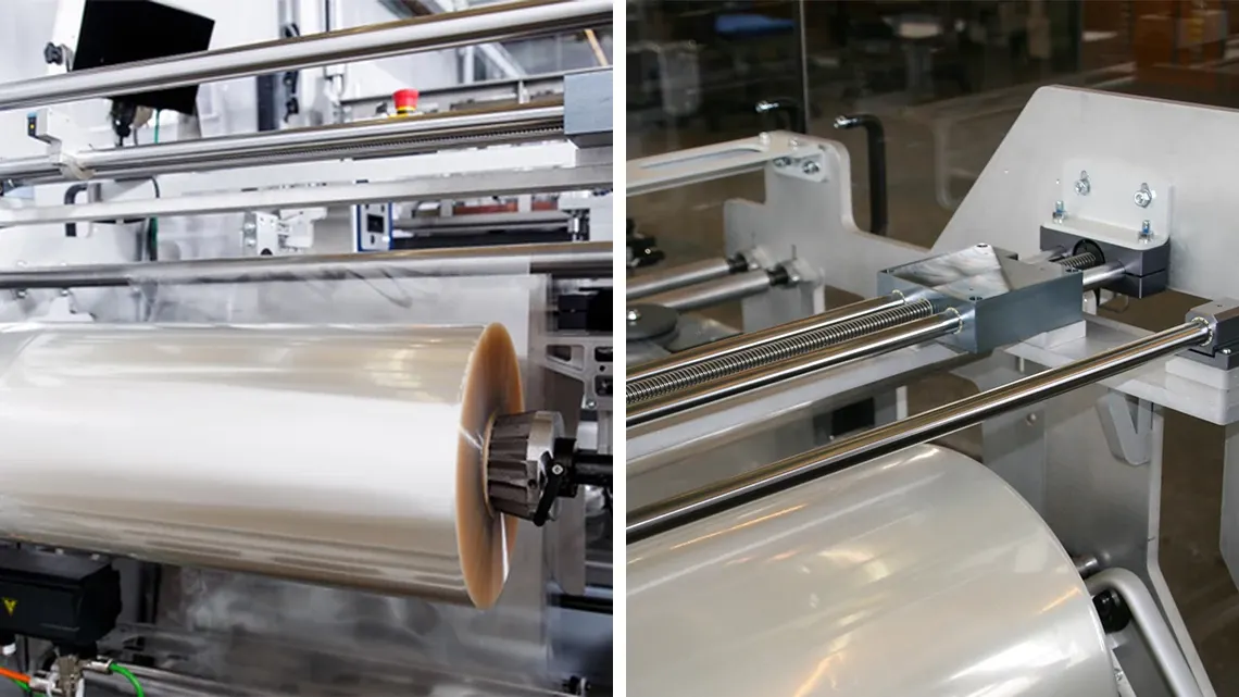 Positionering av folierullen