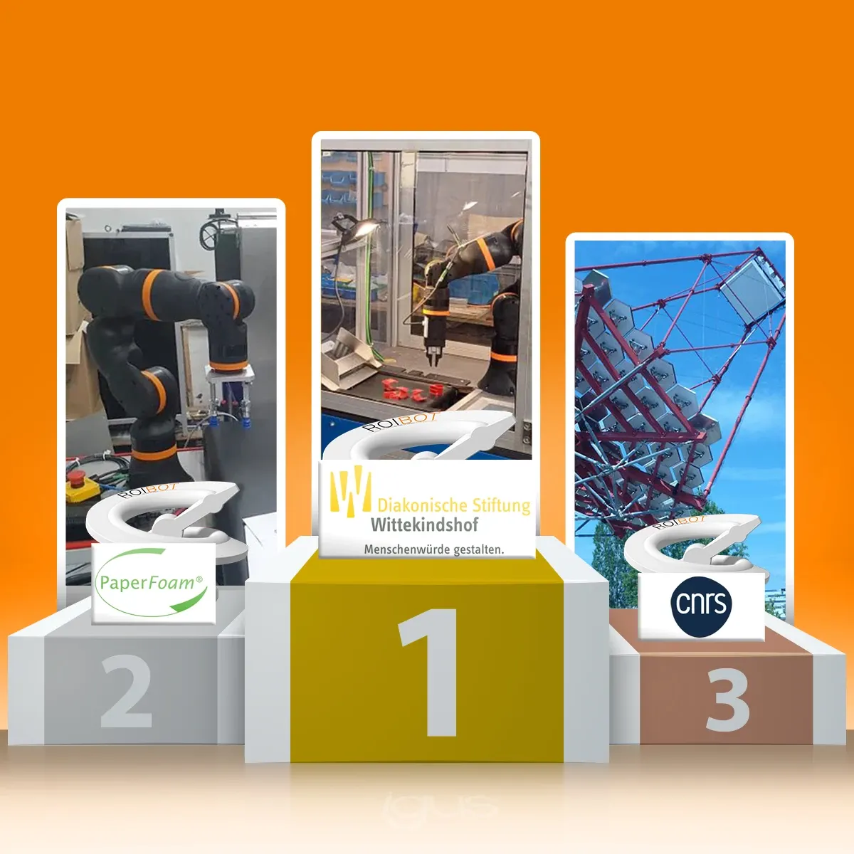 Die Gewinner der ROIBOT Awards von igus