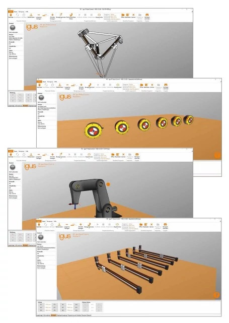 Aplicación de igus Robot Control
