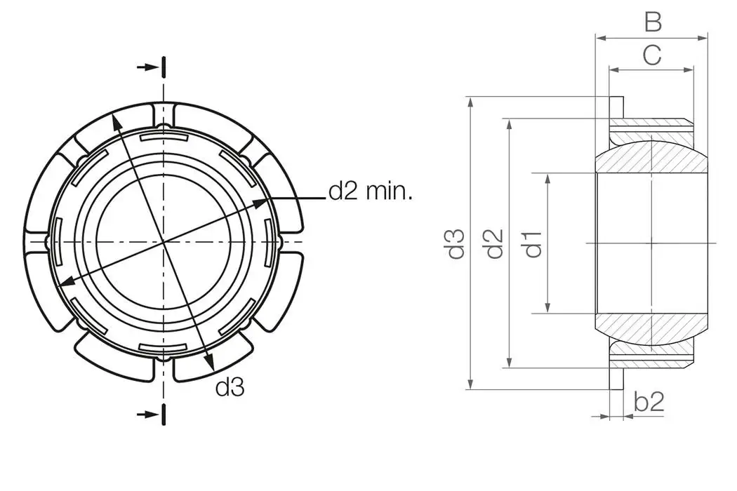 EGFM-10-T-EK technical drawing