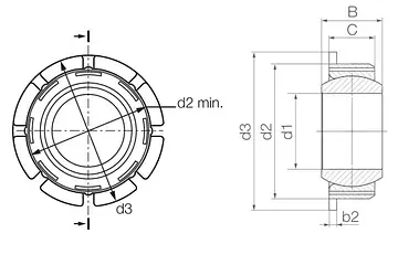 EGFM-10-T-R technical drawing