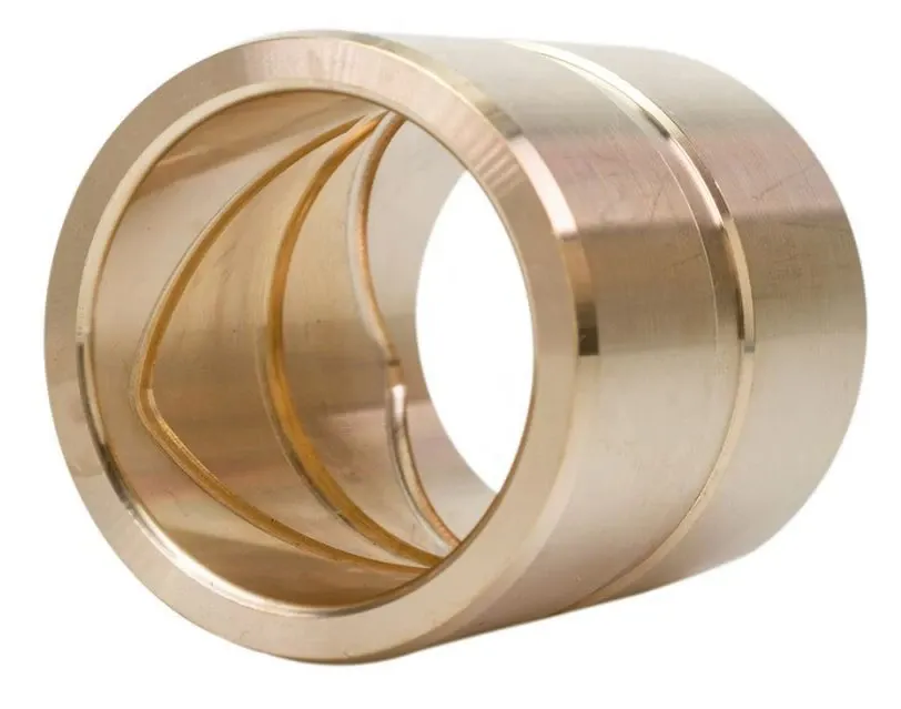 Łożysko ślizgowe z rowkami smarowymi