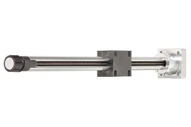 Single-tube linear unit with single flange