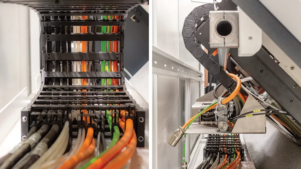 Energy chain in machine