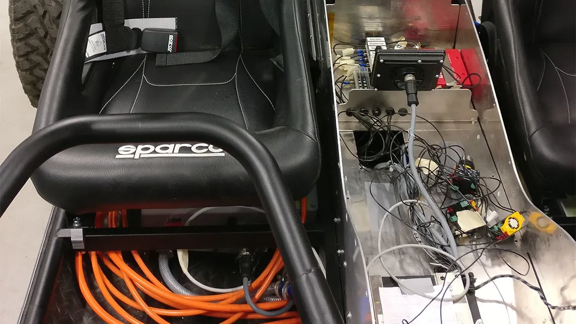 Conduits chainflex SolarBuggy