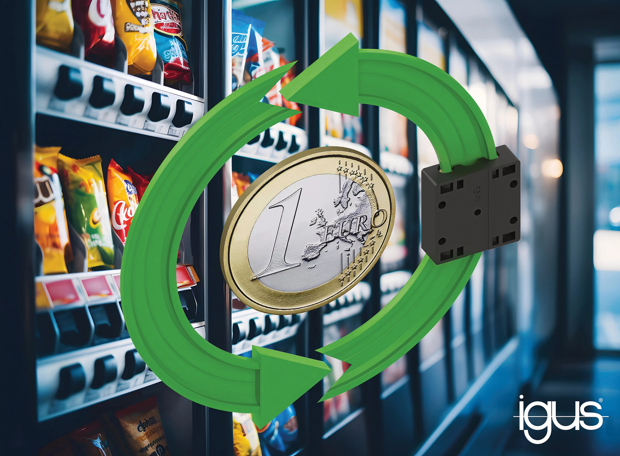 The drylin econ series even allow cornering